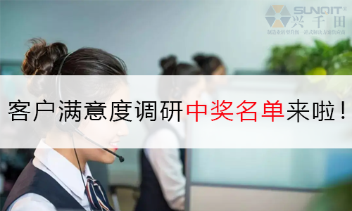 興千田問卷調查 | 中獎名單來嘍！